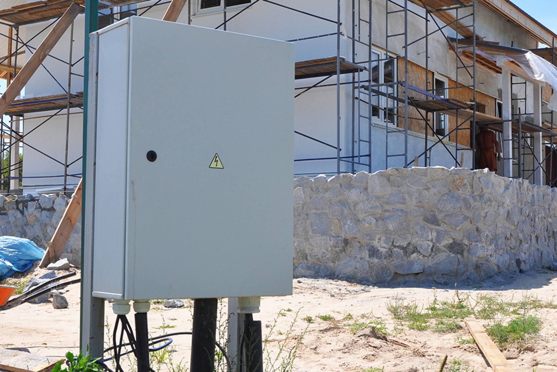 Baustrom bei Muster Elektro in Musterstadt